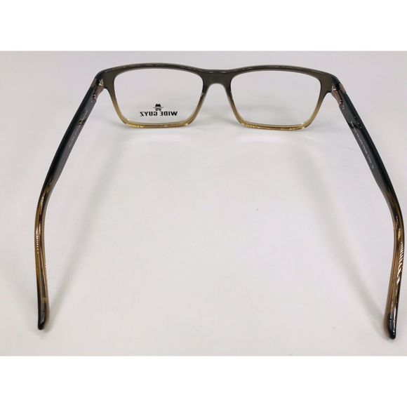 New Wide Guyz Brown Fade BULLDOG Eyeglasses 57mm for The Stylish Large Man - Picture 9 of 12